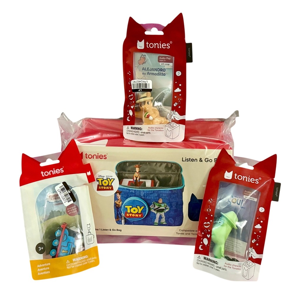 Tonies Bundle- Toy Story Listen & Go Bag With 3  Tonies